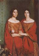 Theodore Chasseriau The Two Sisters France oil painting artist